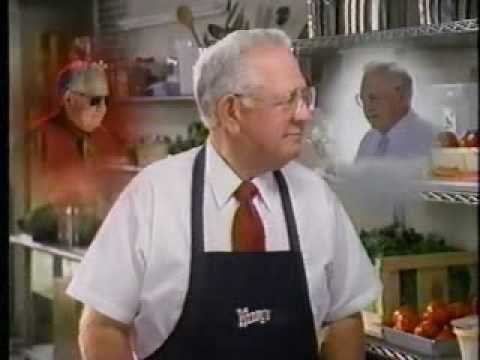 Wendy's Bacon & Cheddar Burger - Devil and Angel Ad from 1996