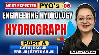 Engineering Hydrology | PYQ's | 06 Part A | Hydrograph | Civil Engineering | Harshna Verma