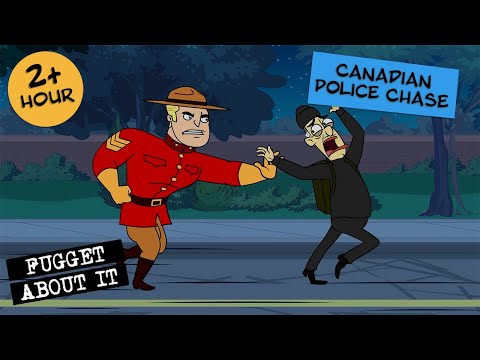 A Canadian Police Chase | Fugget About It | Adult Cartoon | Full Episodes | TV Show