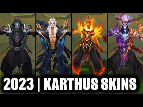 ALL KARTHUS SKINS SPOTLIGHT 2023 | League of Legends