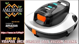 Overview Vidapool VRPC01 Orca Cordless Robotic Pool Vacuum Cleaner, Swimming Pool Cleaning... Amazon
