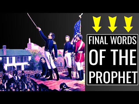The Final Words of the Prophet Joseph Smith ‘ The Sword is unsheathed - Episode 20