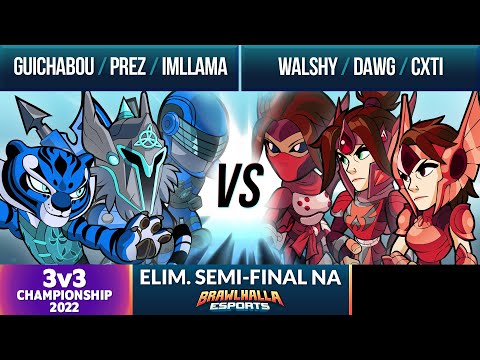 Guichabou, Prez, & ImLlama vs Walshy, Dawg, & Cxti - Elimination Semi-Final - 3v3 Championship 2022