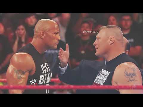 The Rock Confronts Brock Lesnar After 20 Years 2021