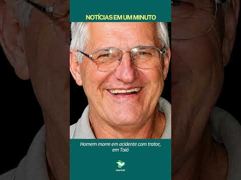 Taió: Homem de 57 anos morre após trator tombar em terreno inclinado no Ribeirão do Salto