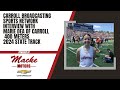 Carroll Broadcasting Sports Network interview with Marie Dea of Carroll in 400 Meters At 2024 State