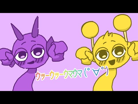 【手描きスプランキー】ほぼ全キャラでｳｯｰｳｯｰｳﾏｳﾏ(ﾟ∀ﾟ)