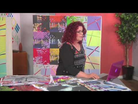 Use a computer to draw & print fabric designs on Fresh Quilting with Leslie Tucker Jenison (202-1)