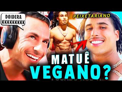 SUPER XANDÃO REAGINDO - MATUÊ APARECE NO SHAPE, SEM COMER CARNE E FRANGO KKKKKKKKKK