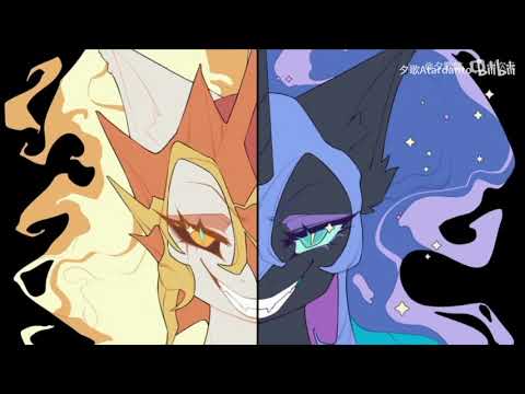 Machine Gun meme || Daybreaker and Nightmare Moon [by 夕歌Atardanto]