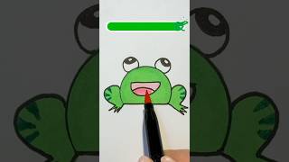 How to draw a frog easy | Step by step Drawing for kids🐸