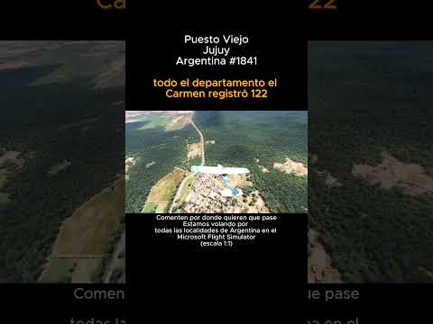 Puesto Viejo, Jujuy desde el Microsoft Flight Simulator #puestoviejo #jujuy #argentina #msfs2024