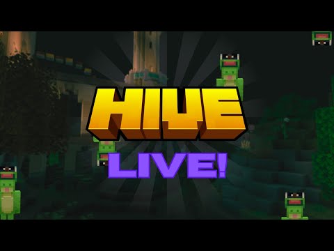 EPIC Minecraft Hive PvP with Frog Power! Join now for Cs + Parties!