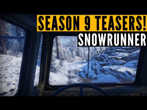 A LOOK at those SnowRunner Season 9 TEASER images