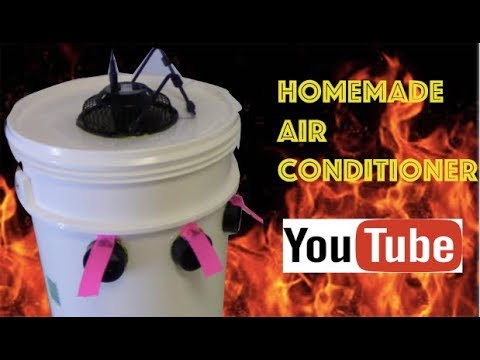 HOME MADE AIR CONDITIONER! EASY AS 1,2,3 ! Video