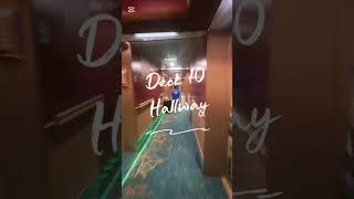 Carnival Splendor Cruise 🚢 #carnivalcruise #travel #travelvlog #cruiseship #splendor #hallway
