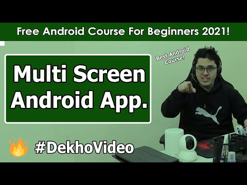 Creating a Multi Screen Android Application | Android Tutorials in Hindi 7
