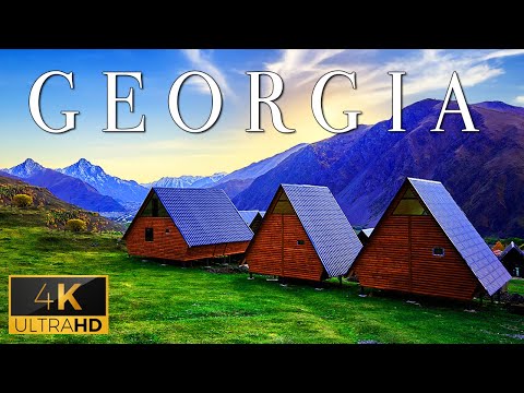 FLYING OVER GEORGIA (4K UHD) - Relaxing Music With Stunning Beautiful Natural Film For Better Mood