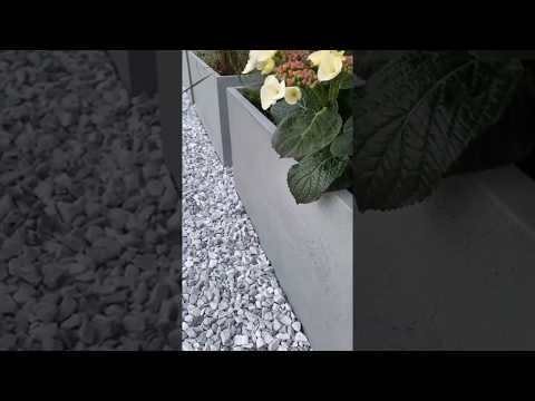 Pflanzkübel Pflanztrog Fiberglas "Maxi", Beton-Design, Grau Pflanzkübel Pflanztrog Fiberglas "Maxi", Beton-Design, Grau