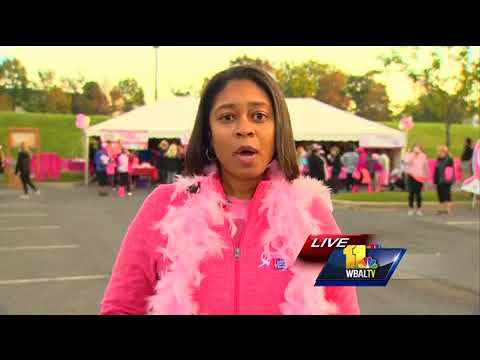 Video: 5K walk makes strides for breast cancer awareness