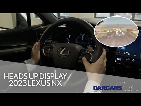 How to Adjust the Heads Up Display on the 2023 Lexus NX