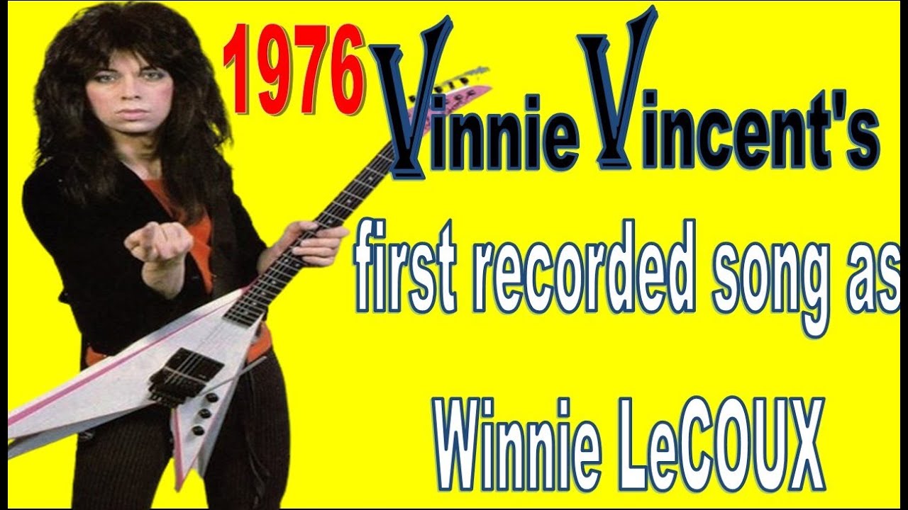 Vinnie Vincent - First recording 1976 - as Winnie LeCoux - Happy Birthday USA - with Kid Cashmir