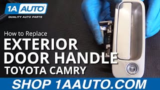 How to Remove Install Exterior Door Handle 97-01 Toyota Camry