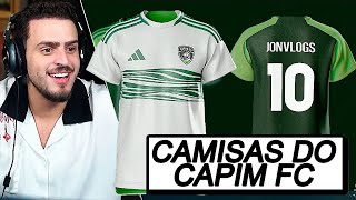 Jon Vlogs mostra as camisetas do Capim FC para a Kings League #jonvlogs