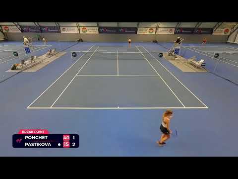 Jessika Ponchet [3] (FRA) vs Julie Pastikova [Q] (CZE) // 6-4 5-7 6-3 // W50 Trnava // 2nd Round