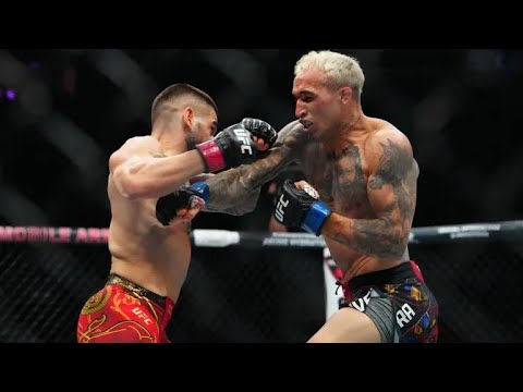 Ilia Topuria vs Charles Oliveira FULL FIGHT 