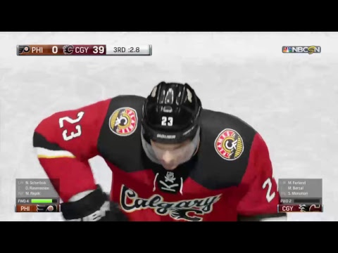 NHL 18 Philadelphia Flyers Vs CALGARY FLAMES