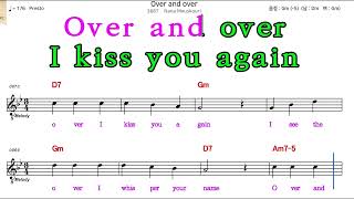 Over and over / Nana Mouskouri Gm(여성)키 #MR #노래방 #반주 #karaoke