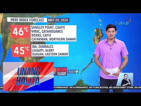Weather update as of 6:03 AM (May 20, 2024) Unang Balita