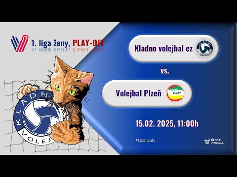 Kladno volejbal cz Cats 🐈‍⬛ vs. Volebal Plzeň - 15/02/2025, 11:00h