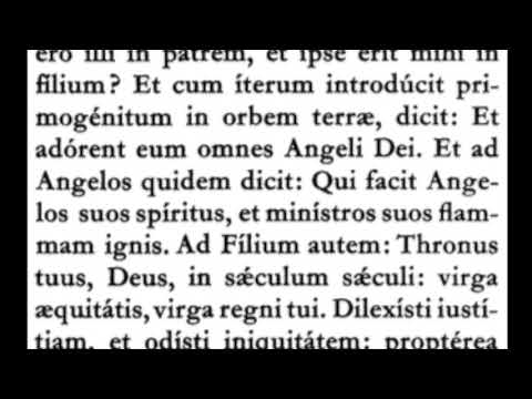 In Nativitate Domini: ad missam in die. Epistula