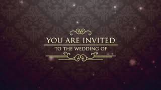 Best Traditional Wedding Invitation Video  Free We