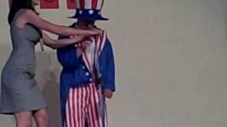 Retard Sings National Anthem (aka Uncle Down-Samdrome)