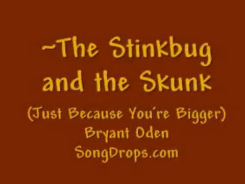 FUNNY SONG for kids: The Stinkbug and the Skunk