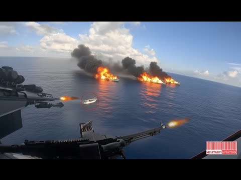 Horrifying Moment! US Coast Guard Intercepts Drug Smuggling at Sea
