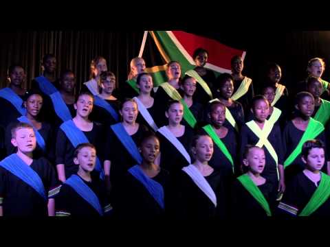 South African Cantare Children's Choir sings «Nkosi Sikelel' iAfrika»