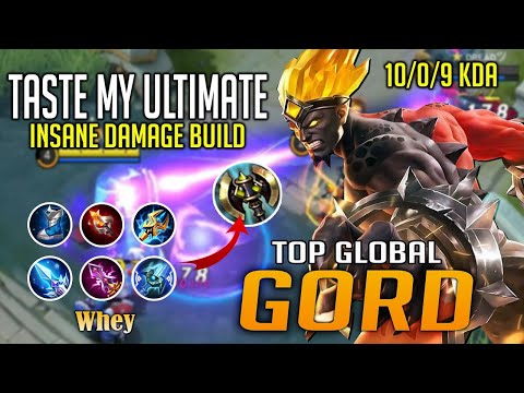 Insane Damage Gord Best Build 2020 | Gameplay by Top 1 Global Gord - Whey | Mobile Legends