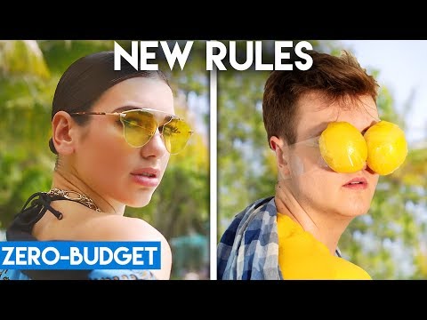 DUA LIPA WITH ZERO BUDGET! (New Rules PARODY)