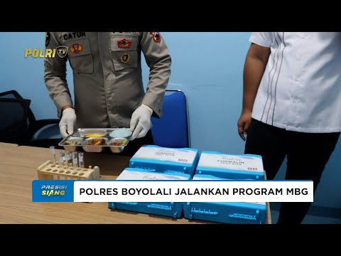POLRES BOYOLALI LAKUKAN PENGAWASAN KETAT SEHINGGA PROGRAM MBG AMAN DIKONSUMSI