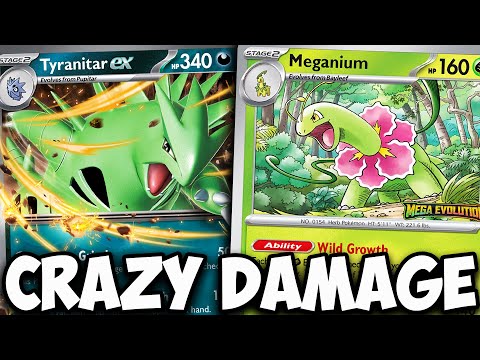 My New Tyranitar ex Deck Does Crazy Damage!