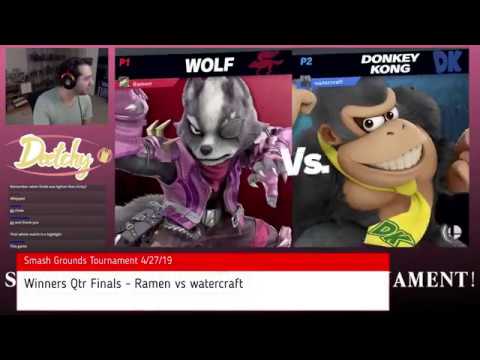 [SMASH ULTIMATE] Winners Qtr Final: Ramen vs watercraft - Smash Grounds Tournament 4/27/19