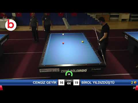 CENGİZ GEYİR & BİROL YILDIZDÜŞTÜ Bilardo Maçı - 2019 TÜRKİYE KUPASI 2.ETAP ERKEKLER-2.ÖN ELEME