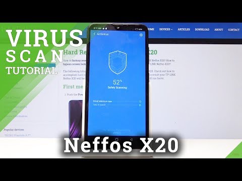 How to Perform Virus Scan in Neffos X20 - Detect Malware