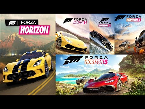 Evolution of Forza Horizon Intros - All 5 Horizons