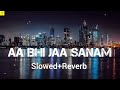 Atif Aslam Aa Bhi Ja Sanam Slowed Reverb