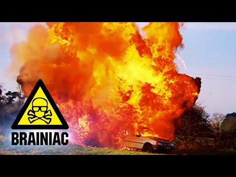 Thermite Makes a Car EXPLODE | Brainiac